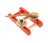 PartyKindom Cymbales de Cobre Livianos con Soporte para Actividades de Danza y Instrumento de Percusión para de y