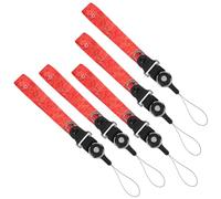PartyKindom de Muñeca Fácil de Llevar y Protege contra Daños para de Estilo Chino para Teléfono Móvil en Color Rojo, Hecha de Cinta Resistente Adecuado para Hombres y Mujeres Hombres y