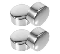 PartyKindom de Tapas Diseño Elegante y Fácil Instalación 4 Piezas de Acero Inoxidable para Extremos de Pasamanos para Escaleras en y