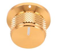 PartyKindom De Volumen Del Potenciómetro De Guitarra Eléctrica Botón De Potenciómetro De Guitarra Perillas Para Potenciometro Perillas De Guitarra De Metal Aluminio Golden