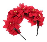 PartyKindom Diadema Decorativa de Flores Simuladas Diseño de Peonía Retro y Elegante para Mujer, Accesorio de Tela Adecuado para Viajes y Diversas Ocasiones