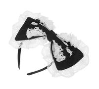 PartyKindom Diadema Lazo Para Mujer y Niña Tocado Para Disfraz De Sirvienta Accesorios Cabello Lolita Para Fiestas y Cosplay