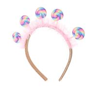 PartyKindom diadema para diadema con clips accesorios diadema de diadema para fiesta diadema para niñas diademas de nudos de lollipop aro de plástico para el cabello el plastico