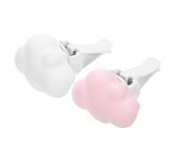 PartyKindom Difusor de Ventilación para Coche con Forma de Nube Y Clip para Decoración de Aire Acondicionado