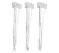 PartyKindom Enhebrador Agujas Coser de 20 Cm 30 Piezas, Herramienta para Enhebrar Hilo, Compatible Estudios Profesionales y Costura Familiar en Papel y Acero Inoxidable