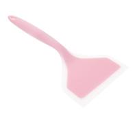 PartyKindom Espátula de Silicona para Cocina Grande, Resistente al Calor y Antiquemaduras, Adecuado para Hacer Tortillas y Voltear Huevos, Color Rosa y Material Flexible