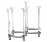 PartyKindom Estante para Guardar Tazas Escurridor De Copas Creativo para Restaurante Rejilla para Secar Copas De Vino Soporte Simple