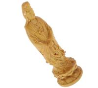 PartyKindom Estatua de Avalokitesvara de Madera, Estatuas de Buda talladas para adornar en Interiores, Forma pequeña de Buda, diseño Delicado, Buena Estabilidad, para Espacio en habitación