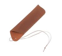 PartyKindom Estuche De Cuero Vintage para Bolígrafos Protector De Bolsillo para Bolígrafos Funda De Cuero para Pluma Estilográfica para Oficina y Escuela