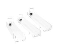 PartyKindom Expositor Automático de Cigarrillos para Tienda con Empuje, 3 Piezas, Material PC y Papel, Resistente y Duradero, Adecuado para Escaparate Retail