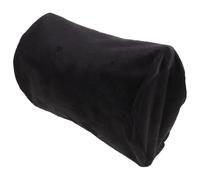 PartyKindom Funda de Almohada Cuello de Coche de Poliéster Reutilizable en Forma Cilíndrica, Funda Cómoda para Protección del Cuello en Asiento de Automóvil Negro