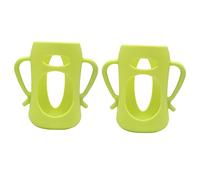 PartyKindom Funda de Silicona para Biberón Infantil Resistente al Calor, Tamaño Pequeño 160 Ml, Verde, Protector Anti-escaldaduras para Botella de Leche, Adecuado para Uso Hogar, Pack de 2 Piezas