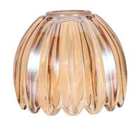 PartyKindom Glass Globe Cover Pumpkin Shape Glass Lamp Shade Replacement For Pendant Ceiling Wall Sconces Multifunctional Lighting Fixture
