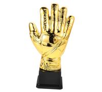 PartyKindom Guantes De Oro Guero De Fútbol Premio Decorativo Premio para Competiciones Fútbol para Torneos Escolares Partidos Ligas Aficionadas