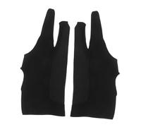 PartyKindom Guantes de Pintura de Alta Elasticidad para Artistas Guante de Dibujo Dos Dedos para Tableta de Dibujo Antimanchas para Arte Digital y Bocetos Manos Izquierda y Derecha