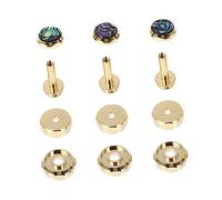 PartyKindom Hebilla De Botón Dorada Para Instrumentos Broches De Pistón Para Trompeta Suministros Musicales Para Práctica Escenario