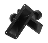 PartyKindom Juego de 2 Tweeters de Bocina Rectangulares para Altavoz, Diseño Compacto y Portátil, Potencia 75-150w, para Escenario y Automóvil