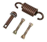 PartyKindom Juego de Resortes de Acero para Silla Colgante y Hamaca, Accesorios Resistentes para Columpio en Balcón con Función de Rotación y Suspensión