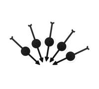 PartyKindom Juego de Ruletas Ventosa para Fiesta 5 Piezas Flechas Giratorias de Plástico Accesorios para Juegos de Mesa Juguetes Educativos Actividades Festivas para Amigos
