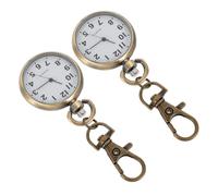 PartyKindom Llavero Reloj de Colgante Portátil Práctico Duradero para Médicos y Estudiantes Uso en Hospitales o Exámenes Diseño Números Antiguos