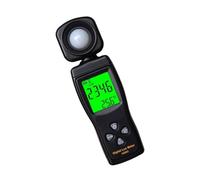 PartyKindom Luxómetro Portátil Digital De Alta Precisión Medidor De Iluminancia Handheld Photometer con Pantalla LCD y Diversas Unidades para Iluminación De Hogar y Control De Luz Oficinas