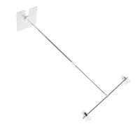 PartyKindom Marco de Fondo Sesión de Fotos telones de Fondo de fotografía Negro xherramienta Fondos de fotografía de Productos Soporte de telón de Fondo de fotografía Acero Inoxidable Blanco