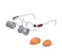 PartyKindom Masajeador de Ojos con Marco de Gafas de Moxibustión de Aparato Portátil de Moxa Cálida para Alivio del Dolor Ocular y Cuidado Saludable Casa