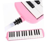 PartyKindom Melodica Teclas Para Niño Niña y Adultos Instrumento Musical De Viento Para Principiantes Juguete Educativo Seguro y Duradero Diseño Fácil De Usar y Sonido Rico Color Rosa