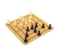 PartyKindom Mesa Hombres Morris Set Portátil con Tablero y Piezas Entretenimiento Familiar para Hogar y Reuniones Juego de Clásico y Divertido