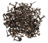 PartyKindom Mini Sujetadores Brads de Metal para Manualidades 200 Piezas Color Antique para Scrapbooking y Proyectos de Bricolaje