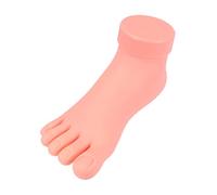 PartyKindom Modelo de Pie Derecho Tamaño Real 1 Unidad para Práctica de Uñas Tacto Similar a Piel Herramientas de Manicura Profesional de Arte de Uñas para Entrenamiento y Estudio