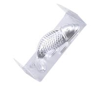 PartyKindom Molde de Aluminio para Hornear Pasteles de Arroz al Vapor Creativo Forma de Carpa Superficie Lisa y Fácil de Desmoldar, Accesorio Práctico de Cocina