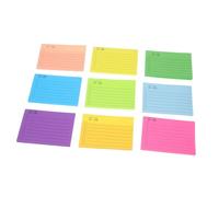 PartyKindom Notas Adhesivas Portátiles de Colores de Notas Compacto y Adhesivo Pegatinas Memo para Oficina Escuela y para Recordatorios y de