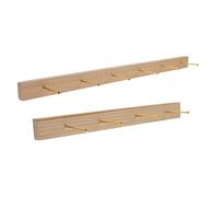 PartyKindom Organizador de Joyería de Madera Pared Soporte para Collares y Pendientes Juego Exhibidor Decorativo para Hogar y Tiendas