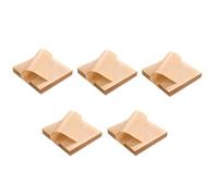 PartyKindom Papel para Hornear Antigrasa de Papel Kraft Color Caqui 500 Hojas Compactas para Envolver Alimentos Fritos y Uso en Freidora de Aire