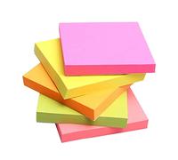 PartyKindom Paquete de 12 Blocs de Notas Cuadradas 3X3 Cm Notas Adhesivas Autoadhesivas para Recordatorios Oficina y