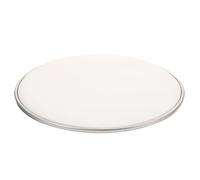 PartyKindom Parche de Batería Silencioso de Doble Malla 10 Pulgadas, Parche de Percusión Profesional Anillo de Aluminio, Recambio para Medio, Accesorio para Instrumentos de Percusión