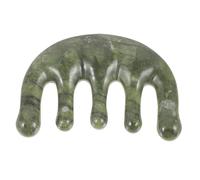 PartyKindom Peine de Jade Multifuncional para Masaje Escalpático Peine Desenredante Masaje para Tipo de Cabello Ligero y Portátil para y