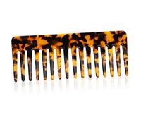 PartyKindom Peine Desenredante De Acetato Antielectrostático 1 Unidad Tamaño Compacto Para Mujer Cabello Grueso y Fino Cuidado Diario Sin Mango Portátil Para Viaje