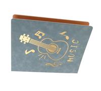 PartyKindom Piano Book Holder Folder With Transparent Non Reflective Pages Durable Music Score Binder For Easy Page Turning And Portable Storage For Performers And Practice