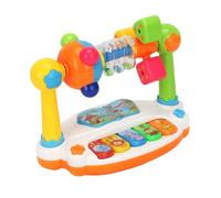 PartyKindom Piano con luces y música Promoción temprana para fiesta de cumpleaños y Navidad Promueve habilidades musicales Creatividad Color aleatorio Color aleatorio