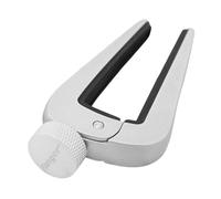 PartyKindom Pinza De Guitarra Ajustable Para Cuerdas Mandolina Cejilla Metálica Plateada Para Guitarra Eléctrica y Acústica Afinación Precisa y Estabilidad Fiable