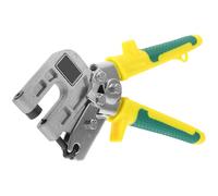 PartyKindom Pinza de Quilla de Acero Mano Alicate de Perforación Bloqueo de Engarce Herramienta Ergonómica Amarilla para Instalación de Techos y Perfiles de Yeso