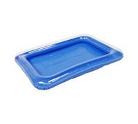 PartyKindom Piscina para bebés Piscina de muñecas Mesa Flotante para Piscina bandejas de Arena Bandeja Inflable pequeña Piscina Inflable Enfriador Flotante de polivinilo Azul