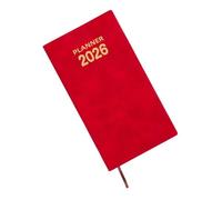 PartyKindom Planificador Académico Cuaderno de Bolsillo Portable con Cubierta de Piel Sintética Organizador para Estudiantes y Oficina para Notas