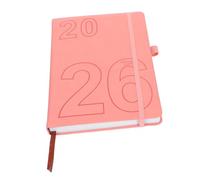 PartyKindom Planificador Diario con Calendario Anual y Horario por Horas Cuaderno Inglés para Oficina y Estudio Agenda para Gestión de y Organización Diaria