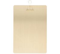 PartyKindom Portapapeles Rígido A4 Dorado, Tablero de Soporte para Escritura Clip Metálico, Organizador de Archivos Portátil para Oficina y Estudiantes, Suministro Funcional para Documentos