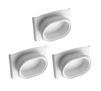 PartyKindom Protector de Manos para Cortar Verduras y Patatas 3 Piezas | PP Blanco, Superficie Lisa sin Rebabas, Aporta Estabilidad, Fácil Limpieza, Uso Doméstico y Cocina Profesional