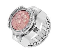 PartyKindom Reloj De Dedo con Anillo para Hombre Reloj con Anillo para Mujer Relojes Únicos para Dedo Relojes Divertidos Y Novedosos para Regalos del Día De San Valentín