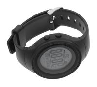 PartyKindom Reloj Digital para Hombre, Multifuncional Luminoso, Correa Ajustable, Reloj Electrónico Deportivo para Exteriores, Alarma y Fecha, Negro y Blanco, Tamaño Medio